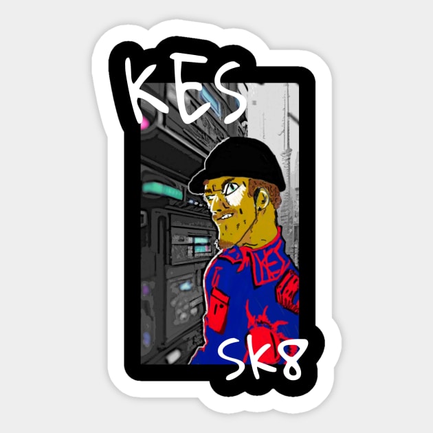 Knotty ends Surf Tetris Sticker by ericbear36